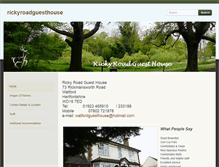 Tablet Screenshot of guesthouseinwatford.co.uk